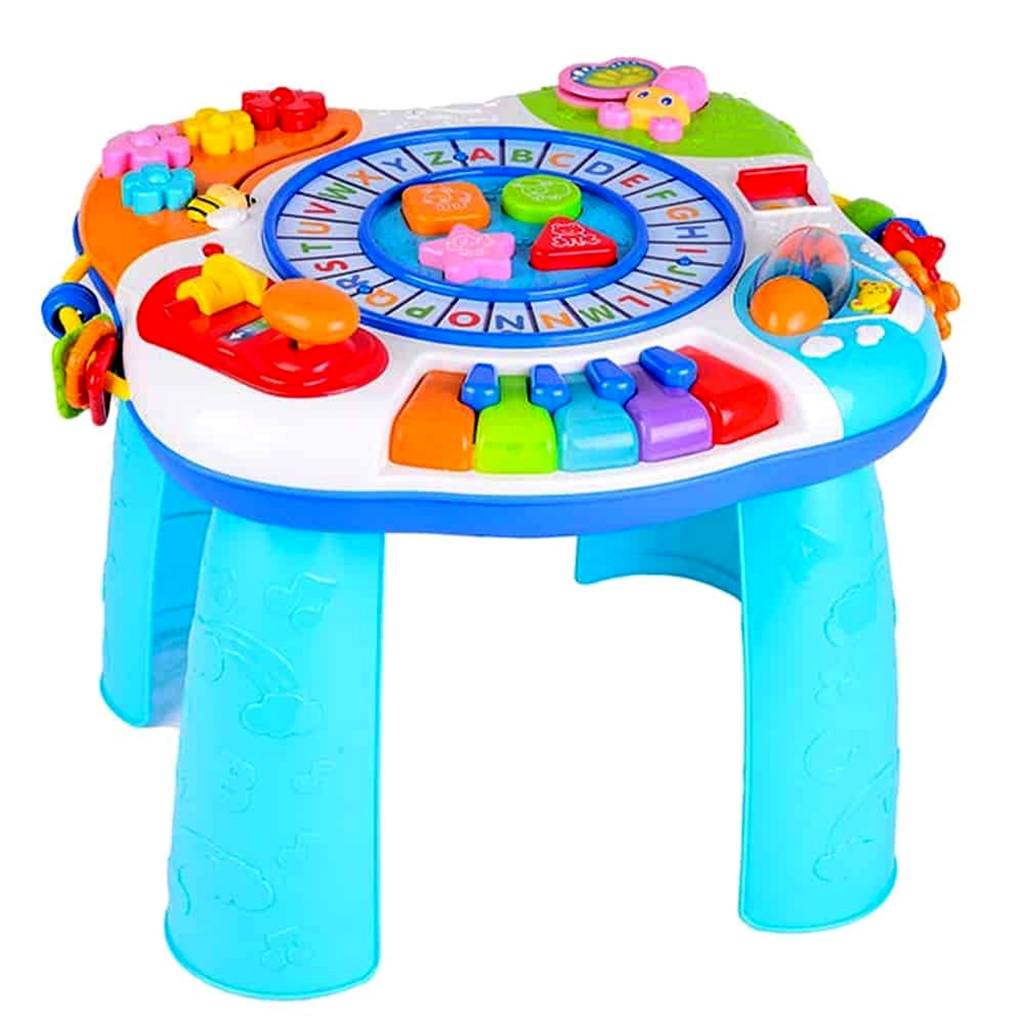 winfun letter train & piano activity table