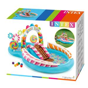 Intex Candy Zone Play Centre Pool 9’8″X6’3″X4’3″ With 6 Balls-57149