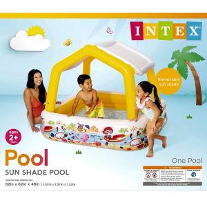 Intex Sun Shade Inflatable Pool,  for Ages 2+, Multicolor, -57470