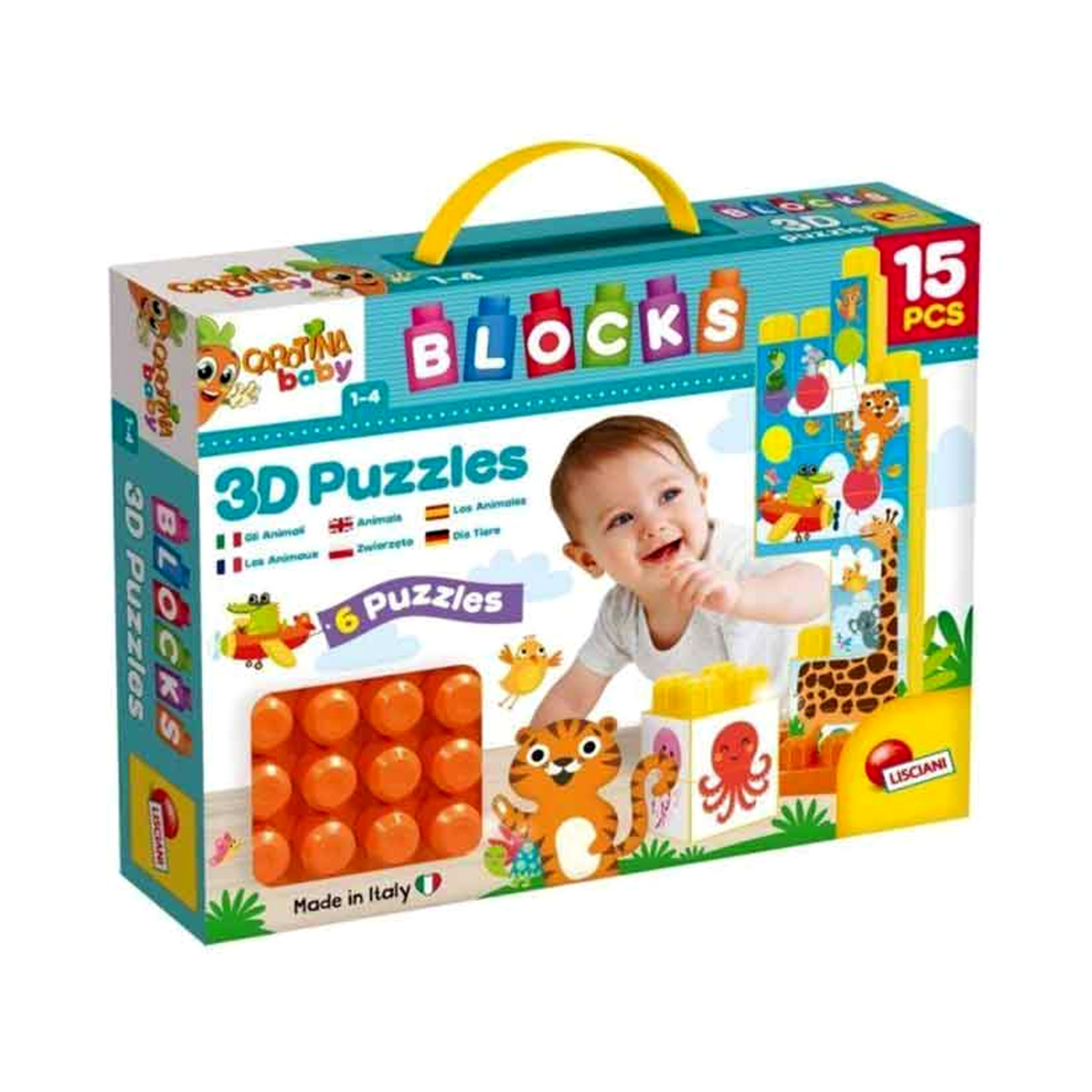 Lisciani Carotina Baby 3D Puzzle Toy For Kids-79926 - One Shop Toy Store
