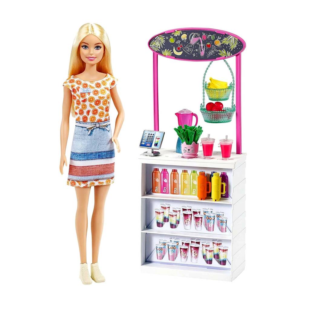 barbie smoothie bar playset