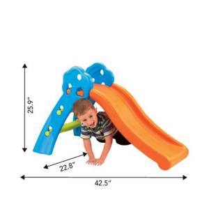 Grow ‘N Up 3.5ft Qwikfold Tot Fun Slide (Blue-Orange) -6550