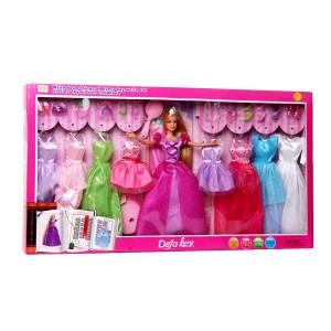 DOLL DEFA LUCY  PRINCESS    WITH A SET OF DRESSES-8266