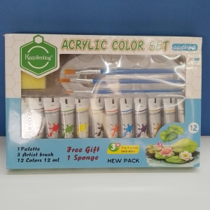 ACRYLIC COLOR SET 12PCS-HS-7012