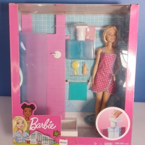 BARBIE DOLL BATH SET-FXG51