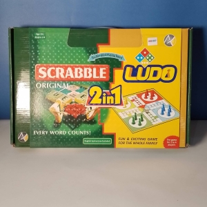 SCRABBLE & LUDO BOARD  GAME 2IN1-19923